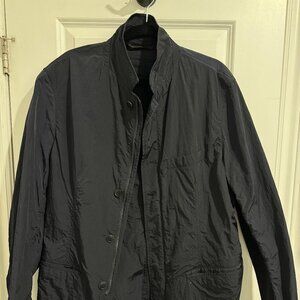 Massimo Dutti Lightweight Rain Blazer Jacket Navy Men’s XL
